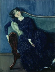 Femme endormie en bleu, 1903